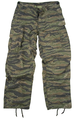 4487 VINTAGE TIGERSTRIPE R/S VIETNAM FATIGUE PANTS