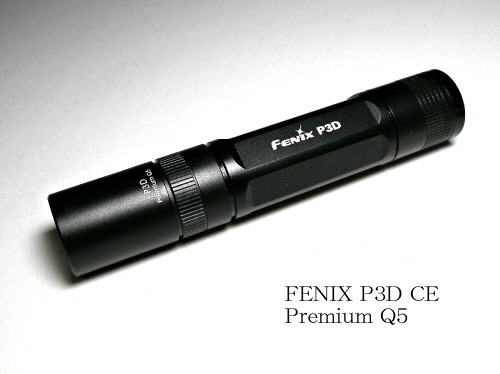 FENIX P3D CE Premium Q5 �yBlack Body / Textured Reflector�z