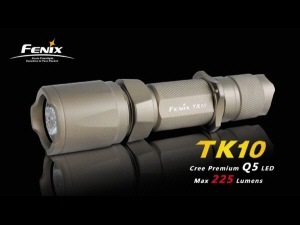 Fenix TK10 : Cree Premium Q5 LED �y�{�̐F�F�I���[�u�E�O���[���z
