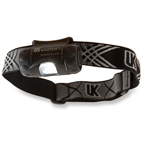 Underwater Kinetics Vizion 3AAA eLED Headlamp : Black 
