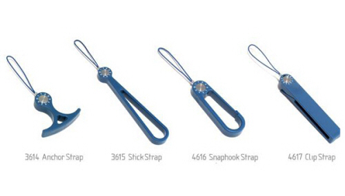 ABITAX 3614 Anchor Strap / ABITAX 3615 Stick Strap / ABITAX 4616 Snaphook Strap / ABITAX 4617 Clip Strap : Blue